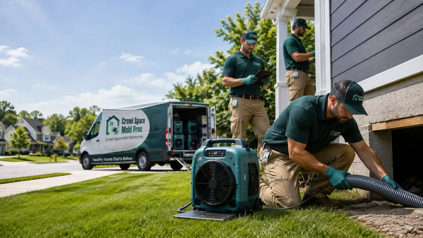 Crawl Space Mold Removal in Benson, IL